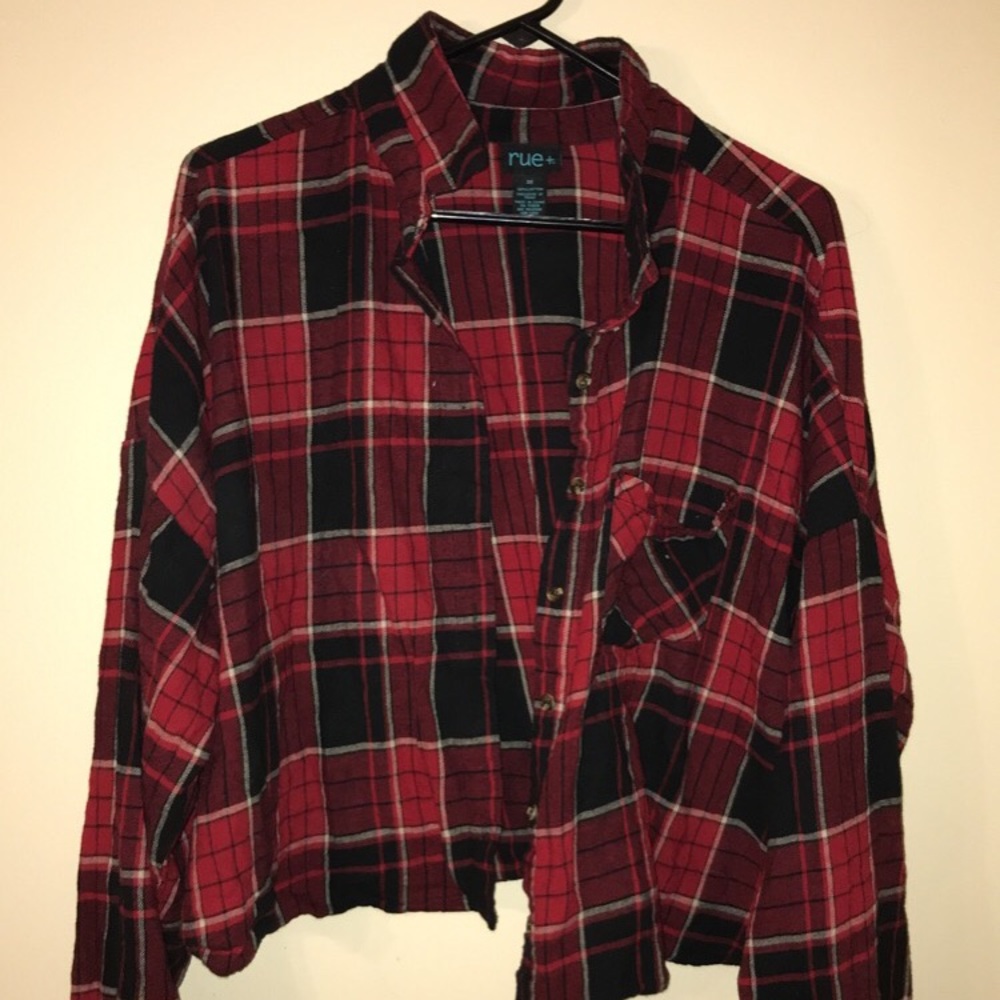 Rue21+ Red Plaid Flannel